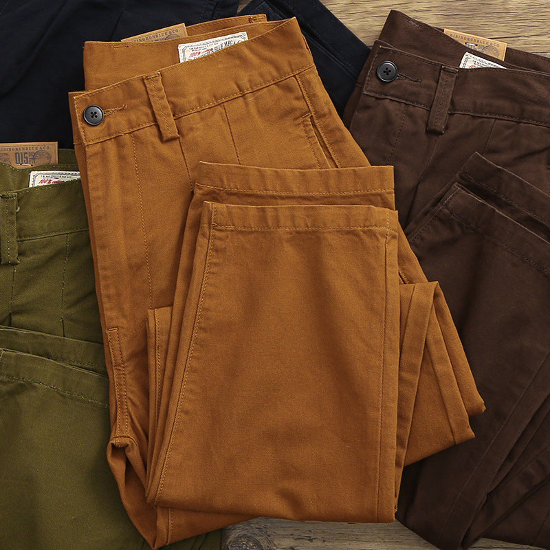 Cotton Straight Cargo Pants – Functional Style, Everyday Comfort - Cottonese.com