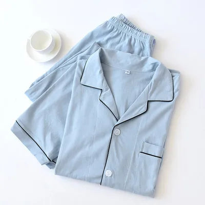 Casual  100% Cotton Pajamas Sets-Long-Sleeve - Cottonese.com