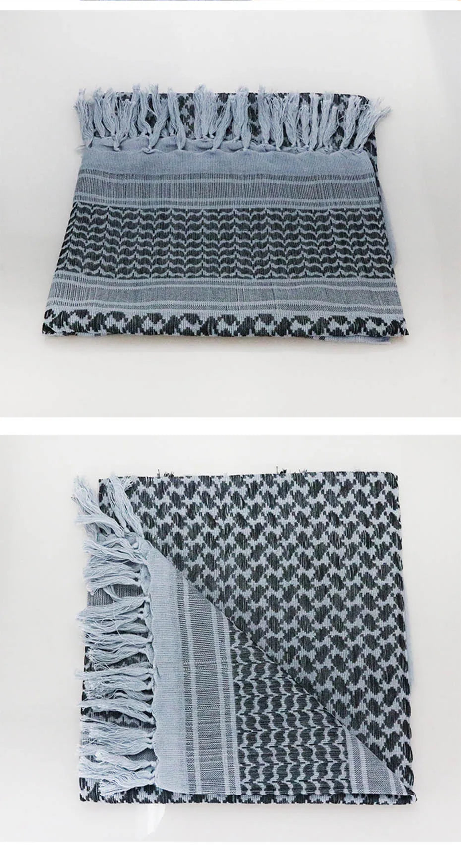 Maikun Cotton Arab Scarves Men Winter Military Keffiyeh Windproof Scarf Muslim Hijab Shemagh Tactical Desert Square Wargame - Cottonese.com