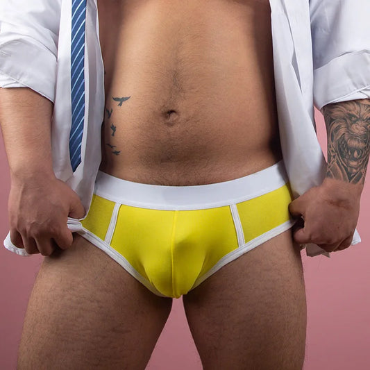 Men Oversize Underwear Briefs Cotton Breathable Male Panties Cueca U Pouch Comfortable Underpants 5 Colors M L XL XXL 3XL 4XL - Cottonese.com