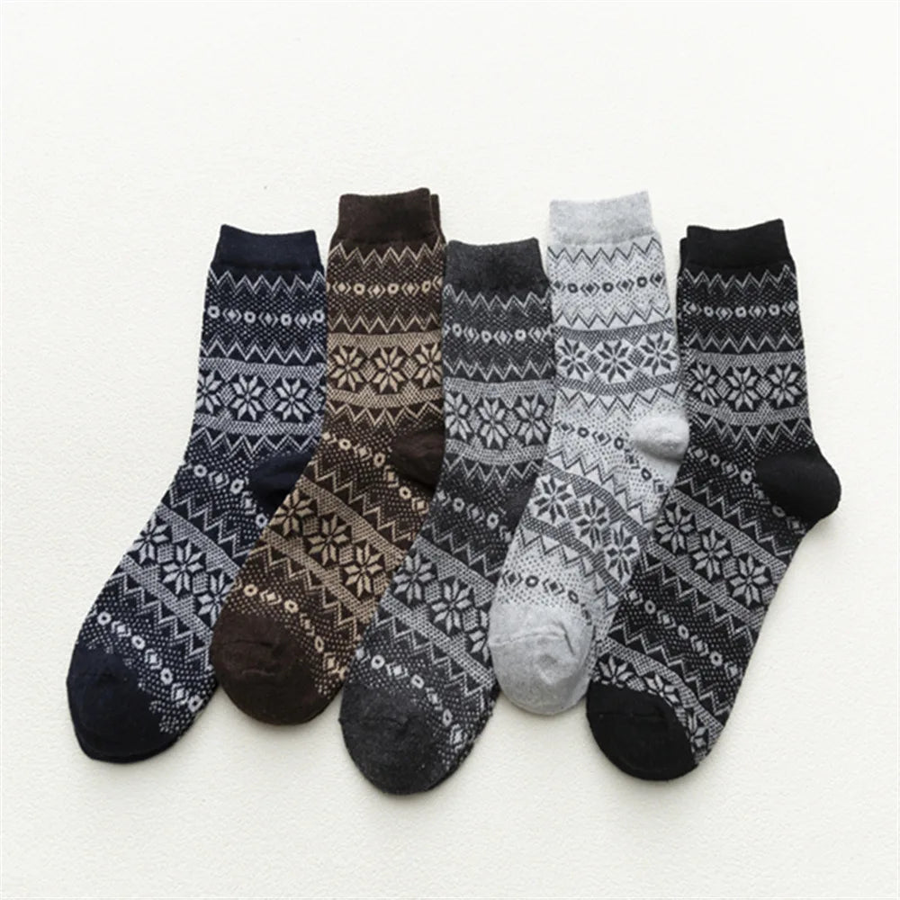 5-Pack Men's Winter Socks - Cottonese.com