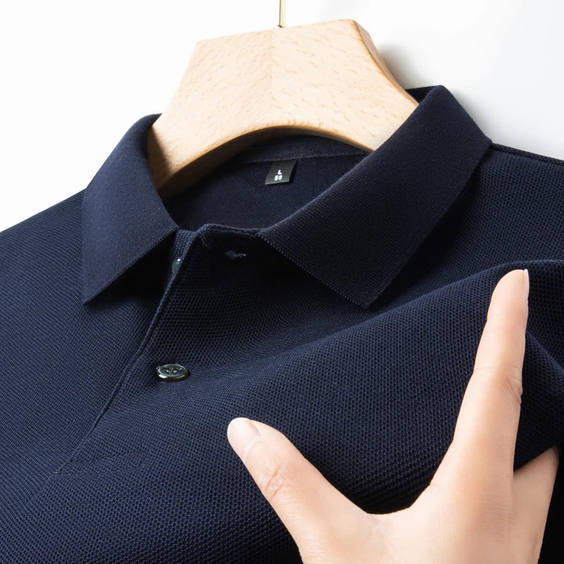 Men's 100% Cotton Polo Shirt – Casual Short Sleeve, Breathable Lapel Tee - Cottonese.com