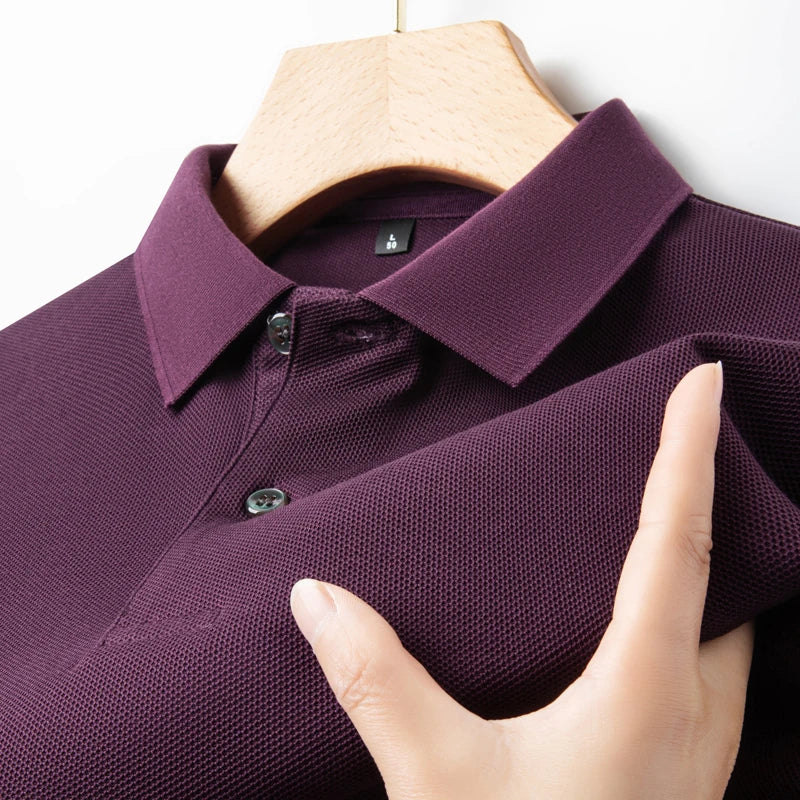 Men's 100% Cotton Polo Shirt – Casual Short Sleeve, Breathable Lapel Tee - Cottonese.com