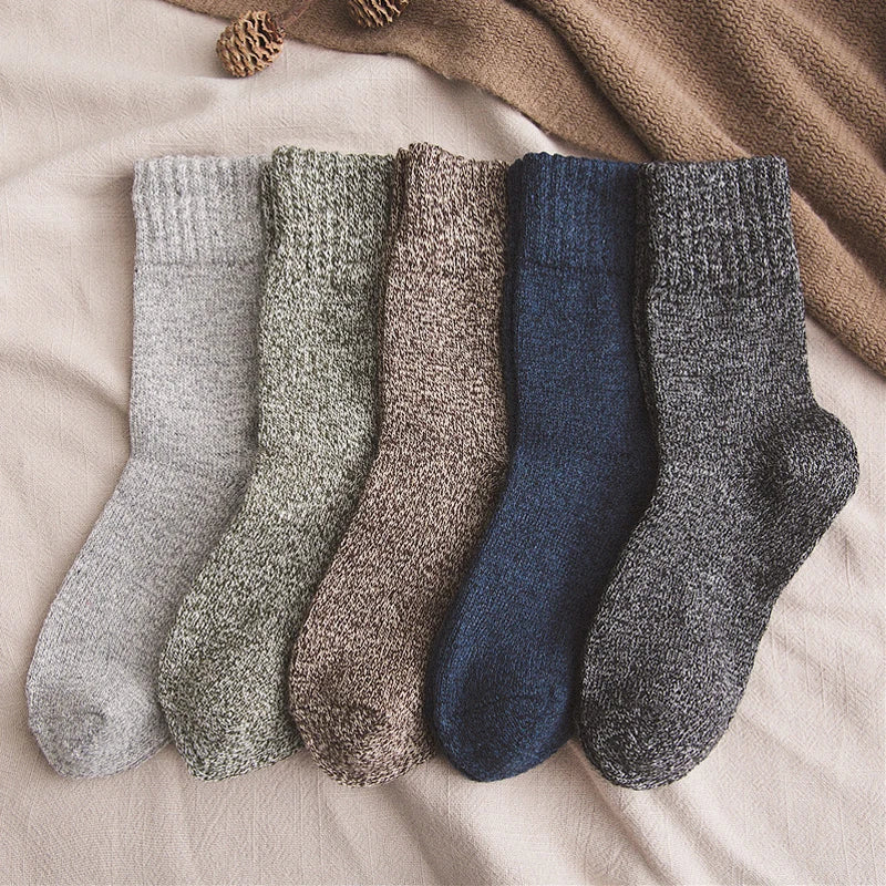 5-Pack Men's Winter Socks - Cottonese.com