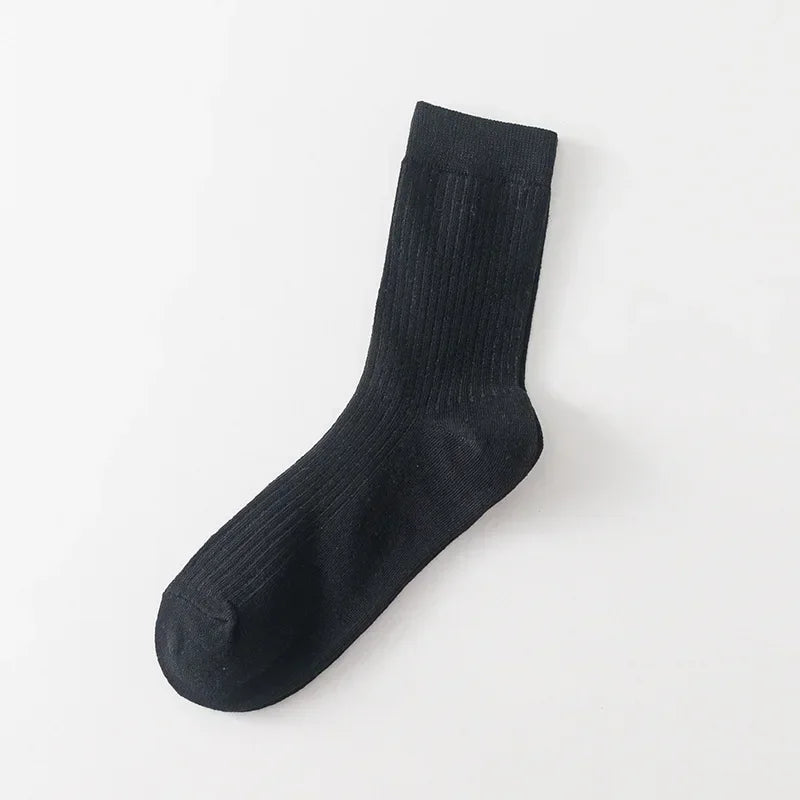 Solid Color Cotton High Long Socks - Cottonese.com