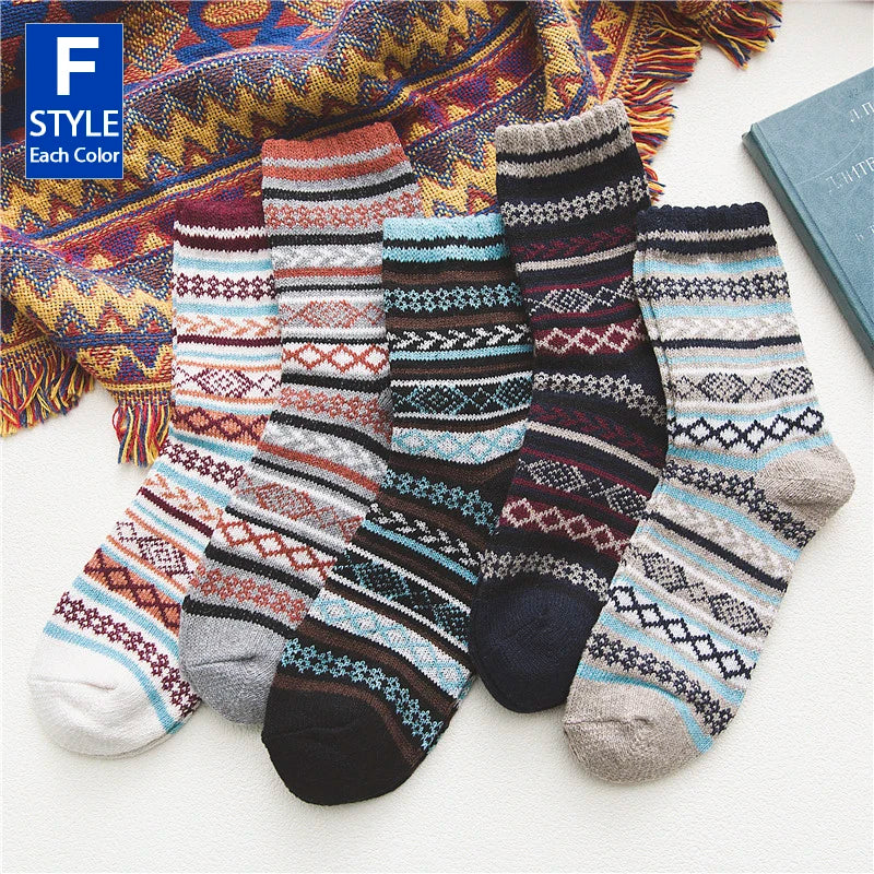 5-Pack Men's Winter Socks - Cottonese.com