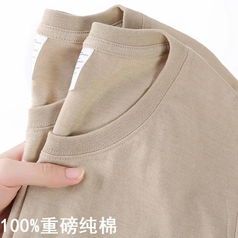 Classic 100% Cotton T-Shirt - Solid Color, O-Neck, Short-Sleeve Comfort - Cottonese.com