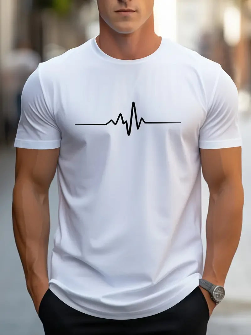 Crew Neck Short Sleeve Sports T-shirt - Cottonese.com