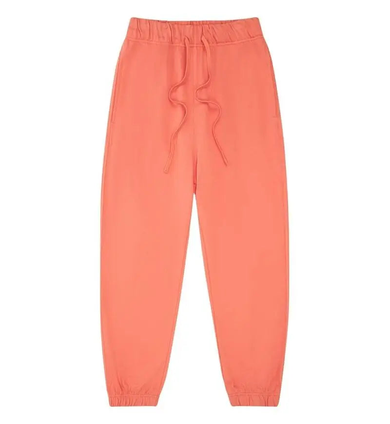 Step Up Your Style with Ultimate Comfort: 100% Cotton Casual Long Pant French Terry Plain Jogger - Cottonese.com