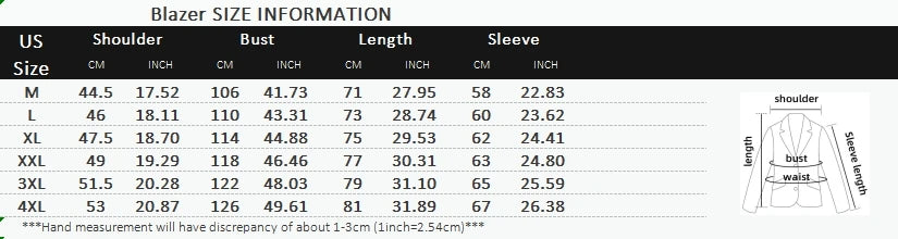 European Plus Size Blazer | Italian-Inspired Business Casual Jacket | Slim Fit Cotton Blazer for Men - Cottonese.com