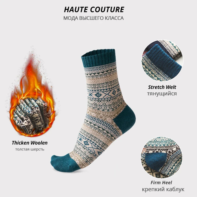 5-Pack Men's Winter Socks - Cottonese.com
