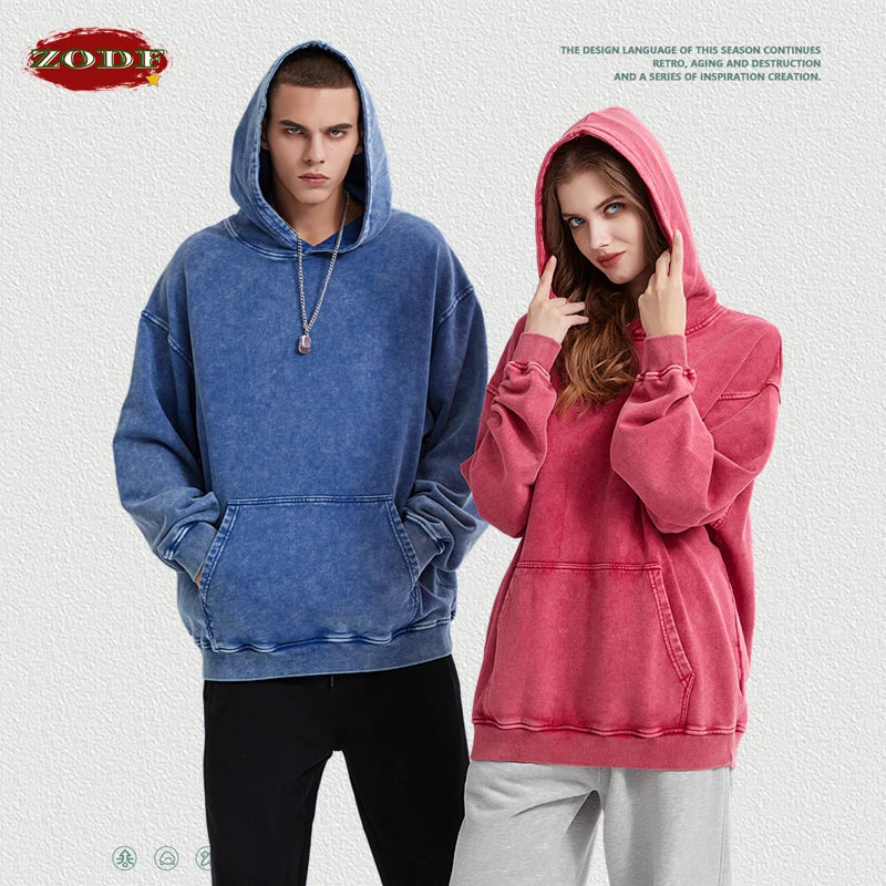 Experience Ultimate Comfort with Our Heavyweight Washed Cotton Hooded Sweatshirts - Cottonese.com