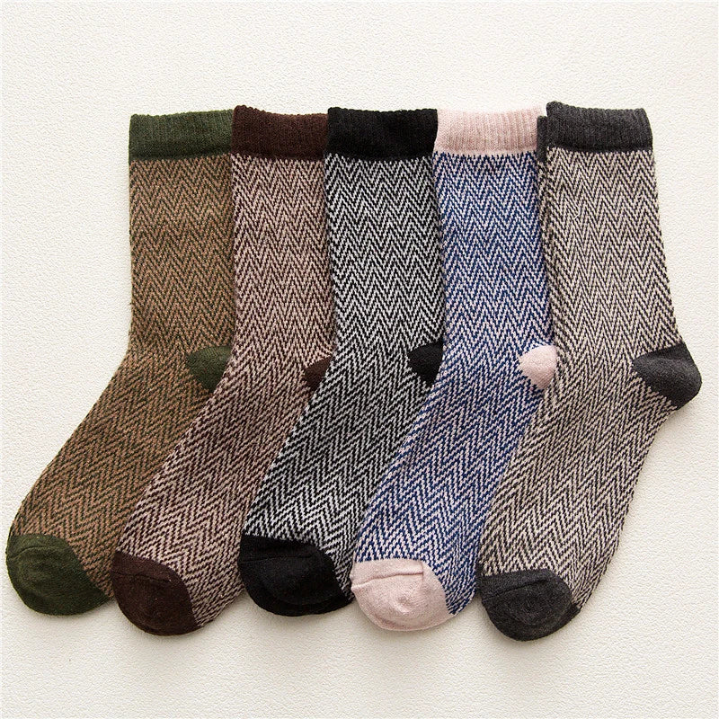 5-Pack Men's Winter Socks - Cottonese.com