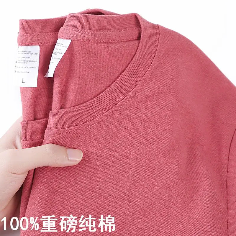 Classic 100% Cotton T-Shirt - Solid Color, O-Neck, Short-Sleeve Comfort - Cottonese.com