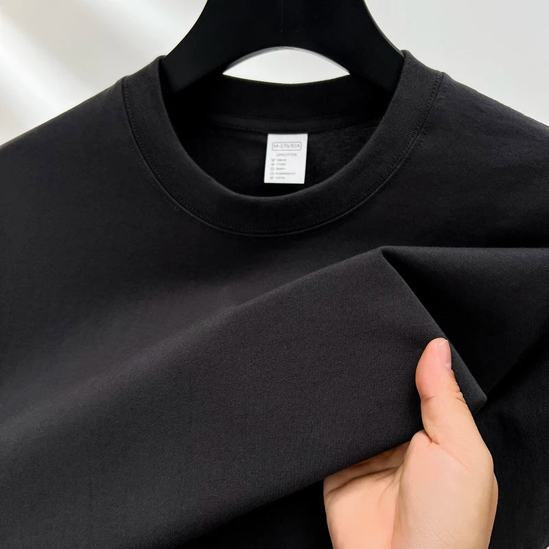 100% Pure Cotton Men's Short Sleeve Round Neck T-Shirt - Cottonese.com