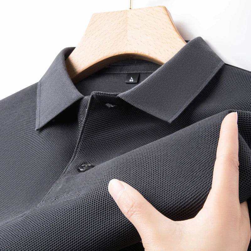 Men's 100% Cotton Polo Shirt – Casual Short Sleeve, Breathable Lapel Tee - Cottonese.com