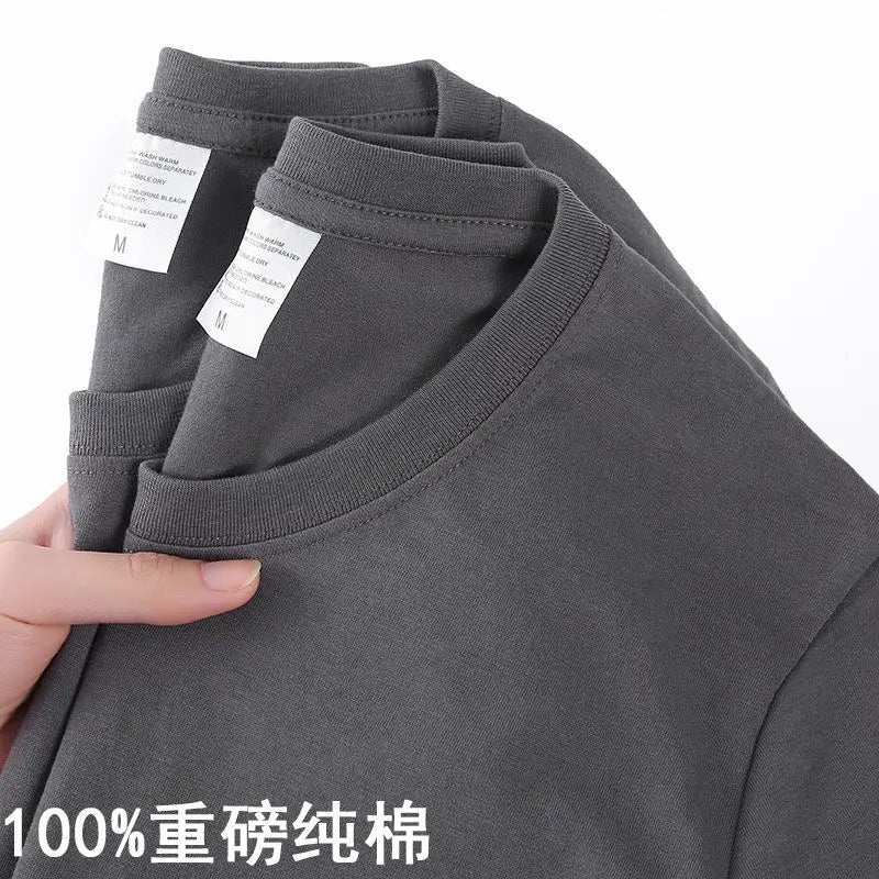 Classic 100% Cotton T-Shirt - Solid Color, O-Neck, Short-Sleeve Comfort - Cottonese.com