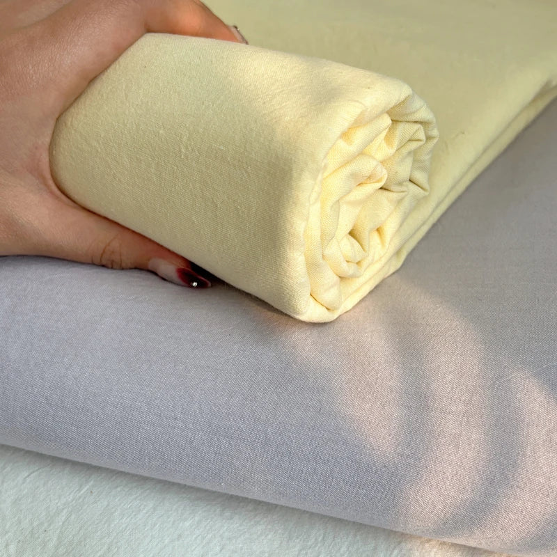 Pure Cotton Color Stripes Flat Sheet Soild Color Bed Linen Skin-friendly Adults Kids Room Bedsheet roupa de cama (No Pillowcase) - Cottonese.com