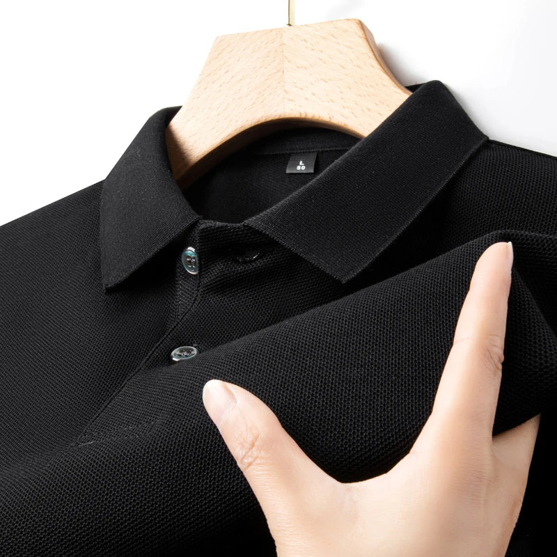 Men's 100% Cotton Polo Shirt – Casual Short Sleeve, Breathable Lapel Tee - Cottonese.com