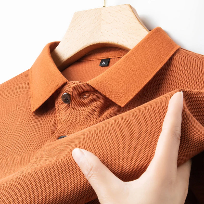 Men's 100% Cotton Polo Shirt – Casual Short Sleeve, Breathable Lapel Tee - Cottonese.com