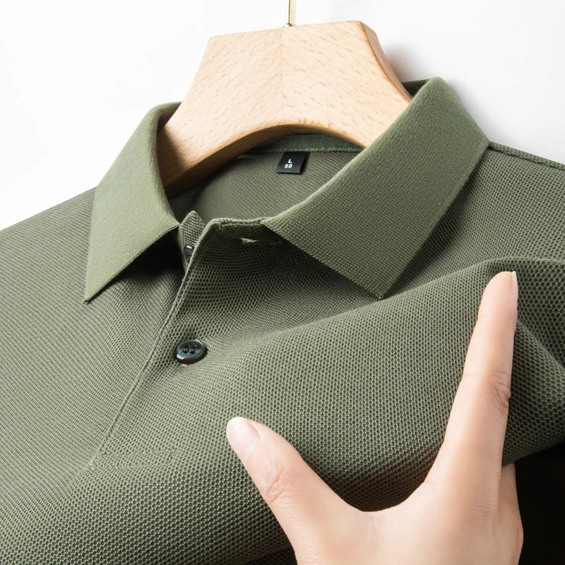 Men's 100% Cotton Polo Shirt – Casual Short Sleeve, Breathable Lapel Tee - Cottonese.com