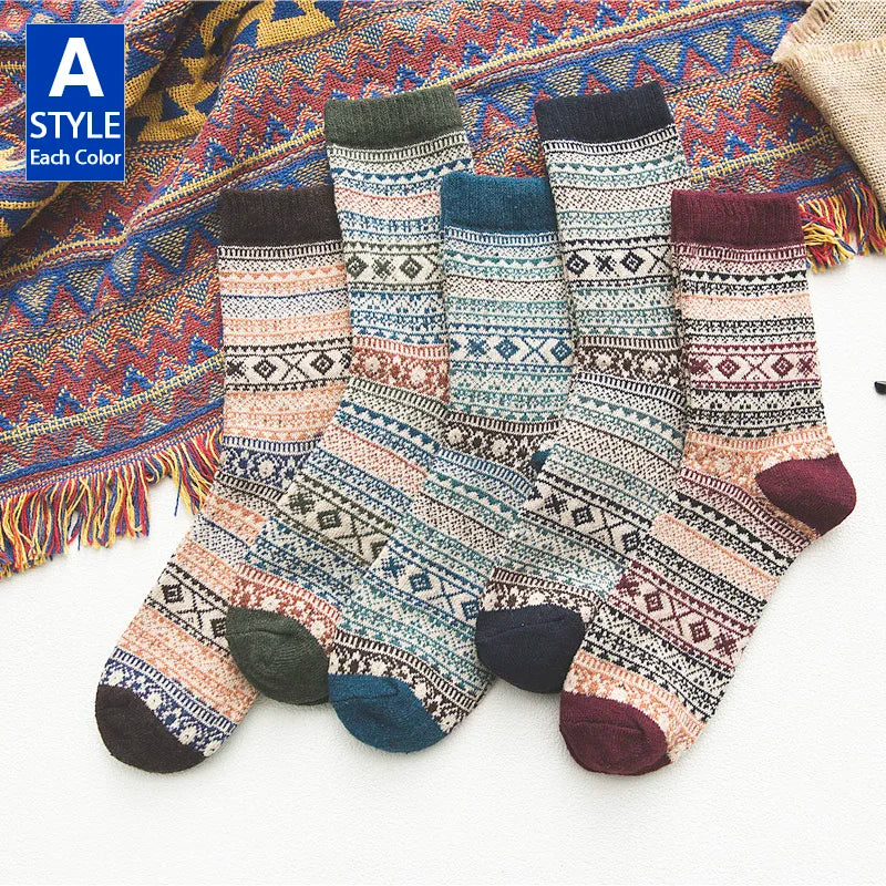 5-Pack Men's Winter Socks - Cottonese.com