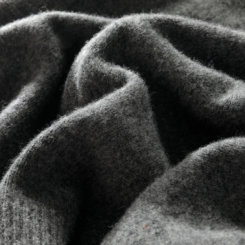 Sleeveless Hooded Cardigan-100% Merino Wool Knitwear with Zipper - Cottonese.com