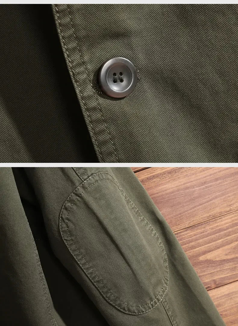 European Plus Size Blazer | Italian-Inspired Business Casual Jacket | Slim Fit Cotton Blazer for Men - Cottonese.com