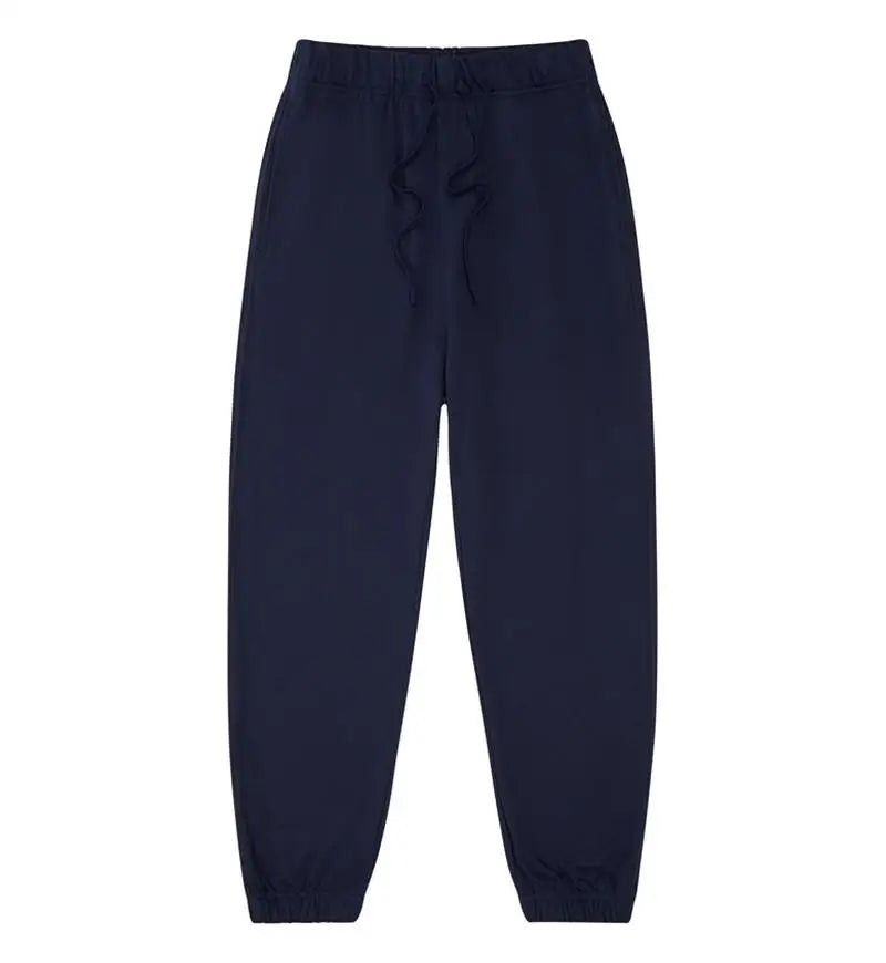 Step Up Your Style with Ultimate Comfort: 100% Cotton Casual Long Pant French Terry Plain Jogger - Cottonese.com