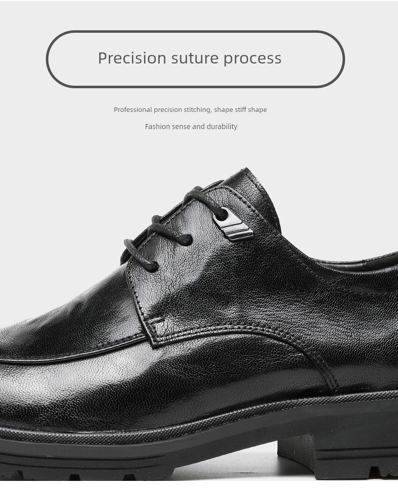 French Classic: Round-Toe Leather Oxfords - Cottonese.com