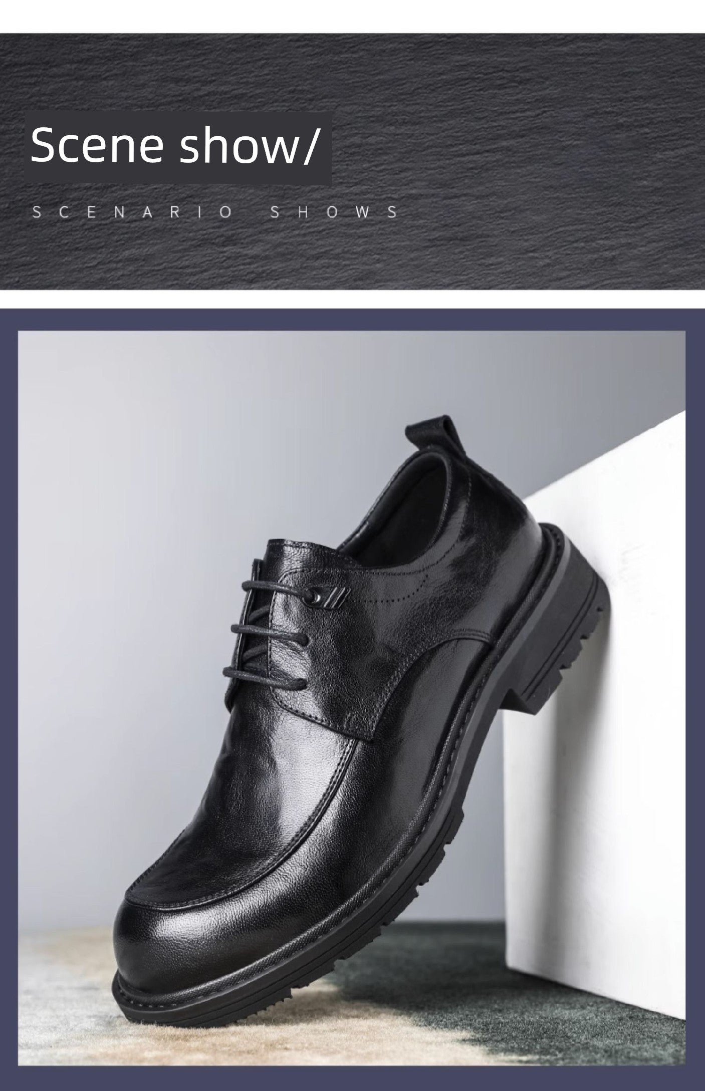 French Classic: Round-Toe Leather Oxfords - Cottonese.com