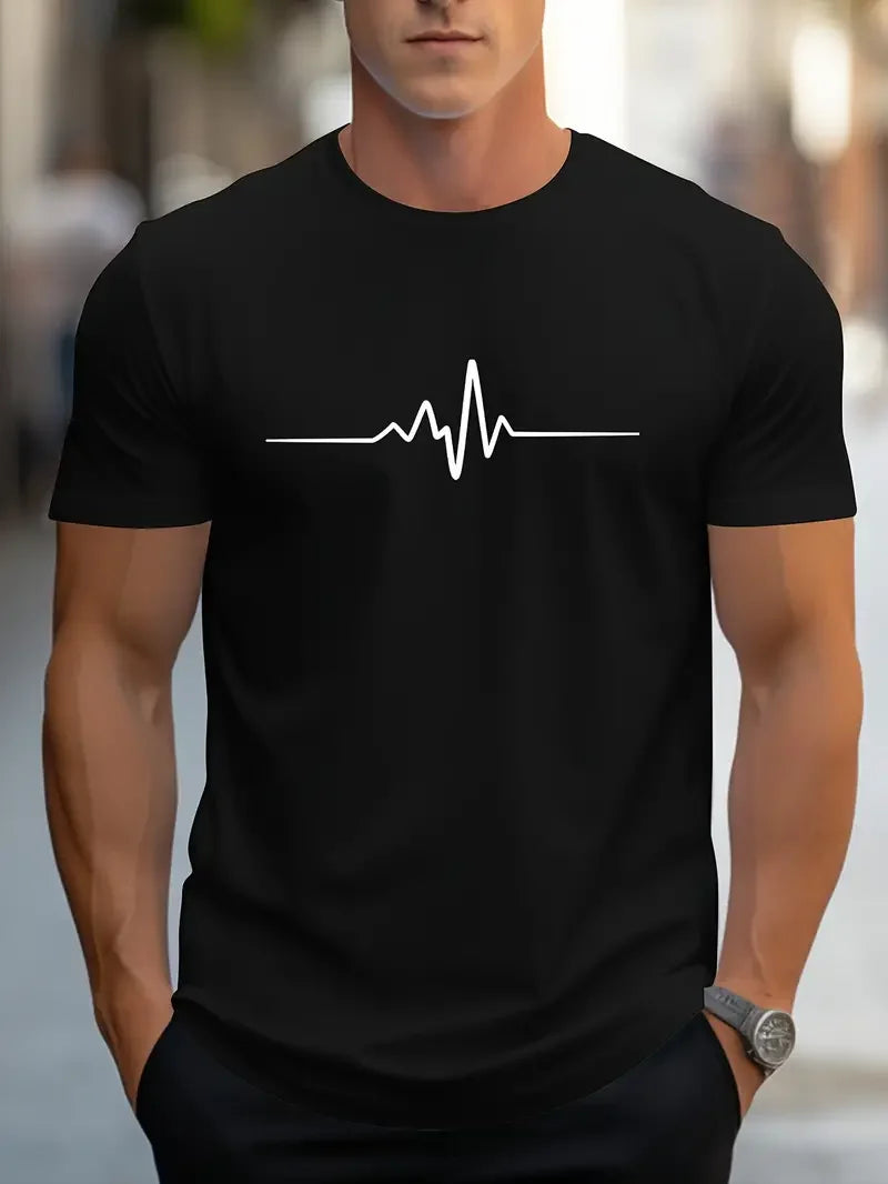 Crew Neck Short Sleeve Sports T-shirt - Cottonese.com