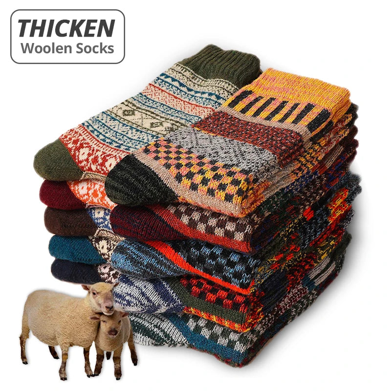 5-Pack Men's Winter Socks - Cottonese.com