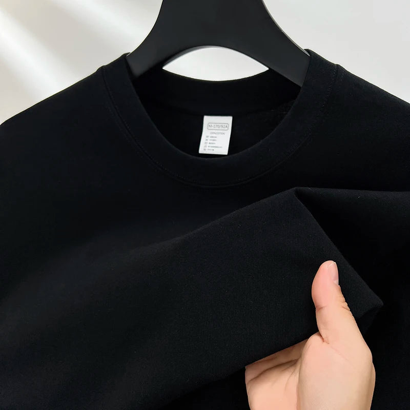 100% Pure Cotton Men's Short Sleeve Round Neck T-Shirt - Cottonese.com