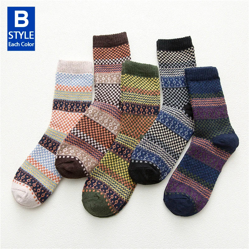 5-Pack Men's Winter Socks - Cottonese.com