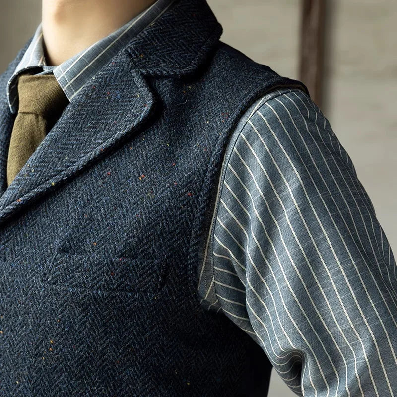 Red Tornado Retro Candy Stripes Long Sleeve Work Shirt - Cottonese.com