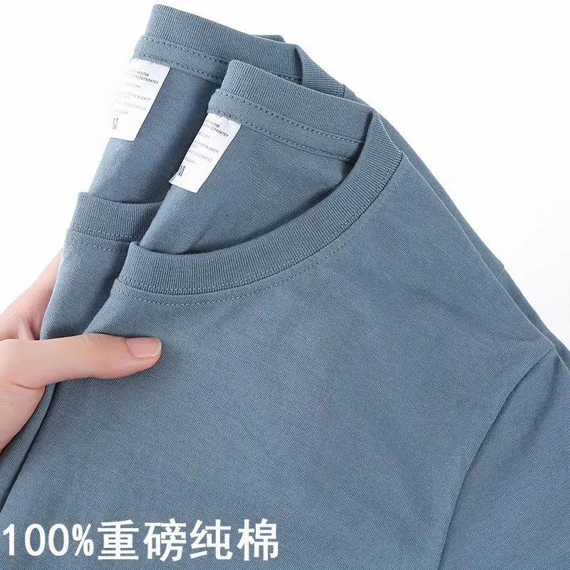 Classic 100% Cotton T-Shirt - Solid Color, O-Neck, Short-Sleeve Comfort - Cottonese.com