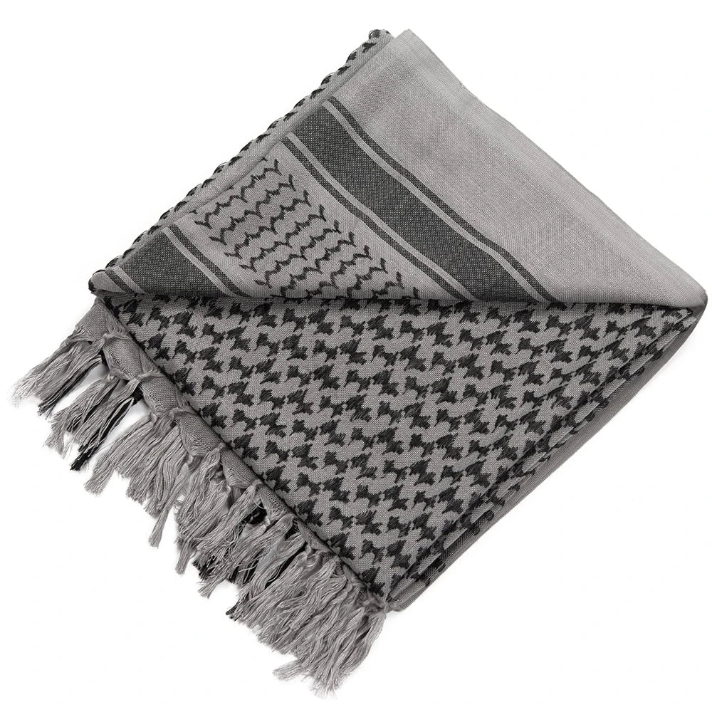 Tactical Arab Shemagh Military Scarf Outdoor Hiking Army Desert Scarves Muslim Hijab for Men Women Windproof Scarf With Tassel - Cottonese.com