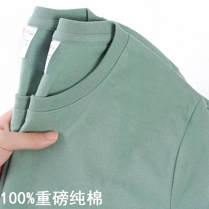 Classic 100% Cotton T-Shirt - Solid Color, O-Neck, Short-Sleeve Comfort - Cottonese.com