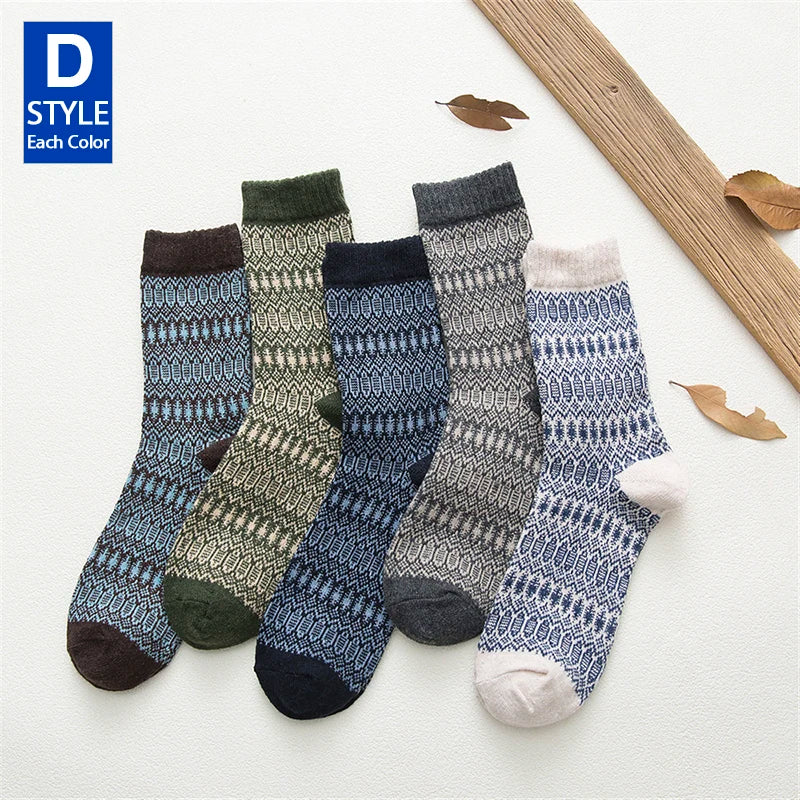 5-Pack Men's Winter Socks - Cottonese.com