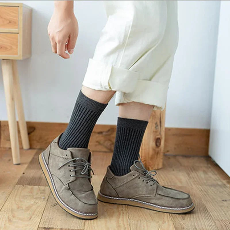 Solid Color Cotton High Long Socks - Cottonese.com