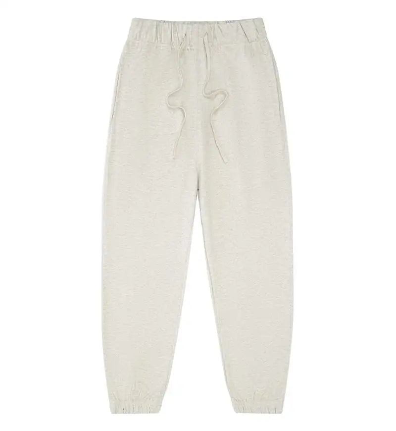 Step Up Your Style with Ultimate Comfort: 100% Cotton Casual Long Pant French Terry Plain Jogger - Cottonese.com