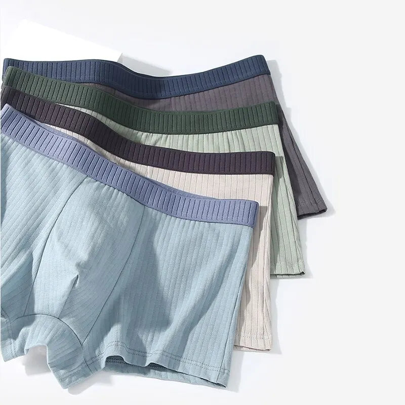 Men's Cotton Panties Underwears Boxers Men Underpants Cotton Thermal For Man Breath Able Homme Sexy Soft Male Short 7Pcs/Lot - Cottonese.com