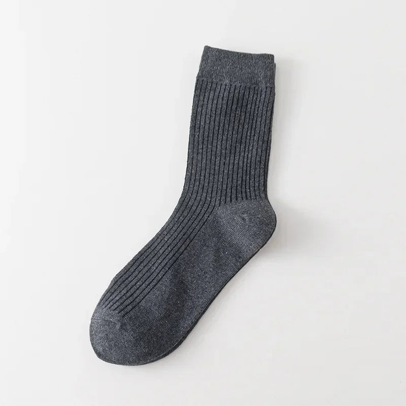 Solid Color Cotton High Long Socks - Cottonese.com