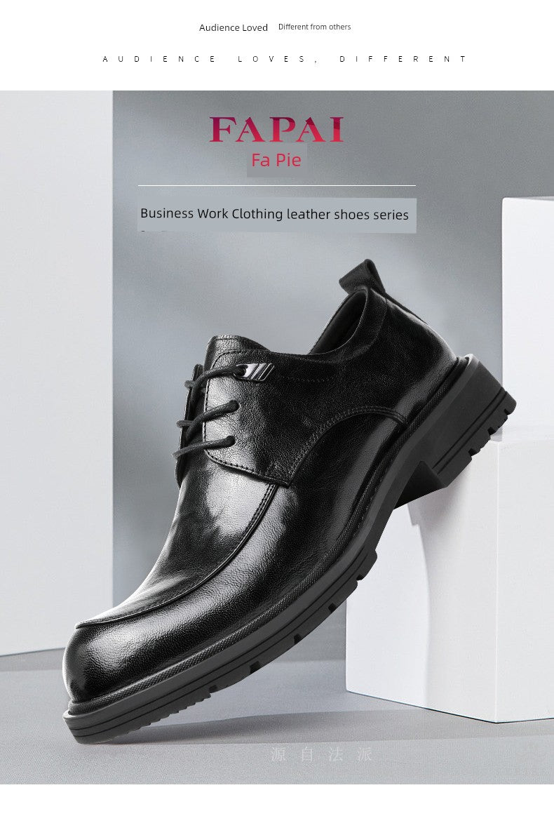 French Classic: Round-Toe Leather Oxfords - Cottonese.com