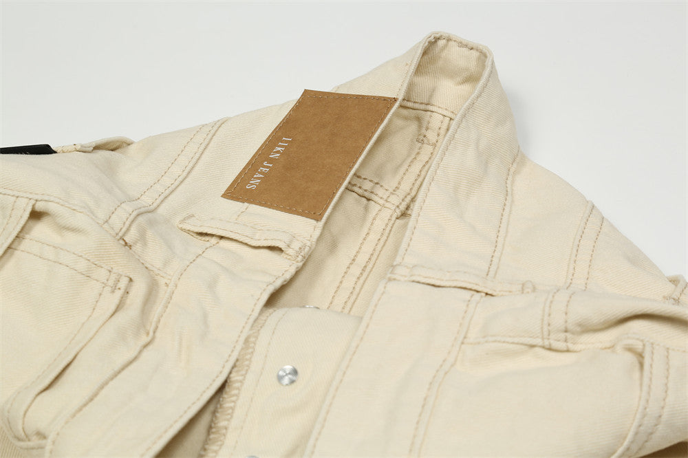 Pure Color Washed Jeans For Men - Cottonese.com