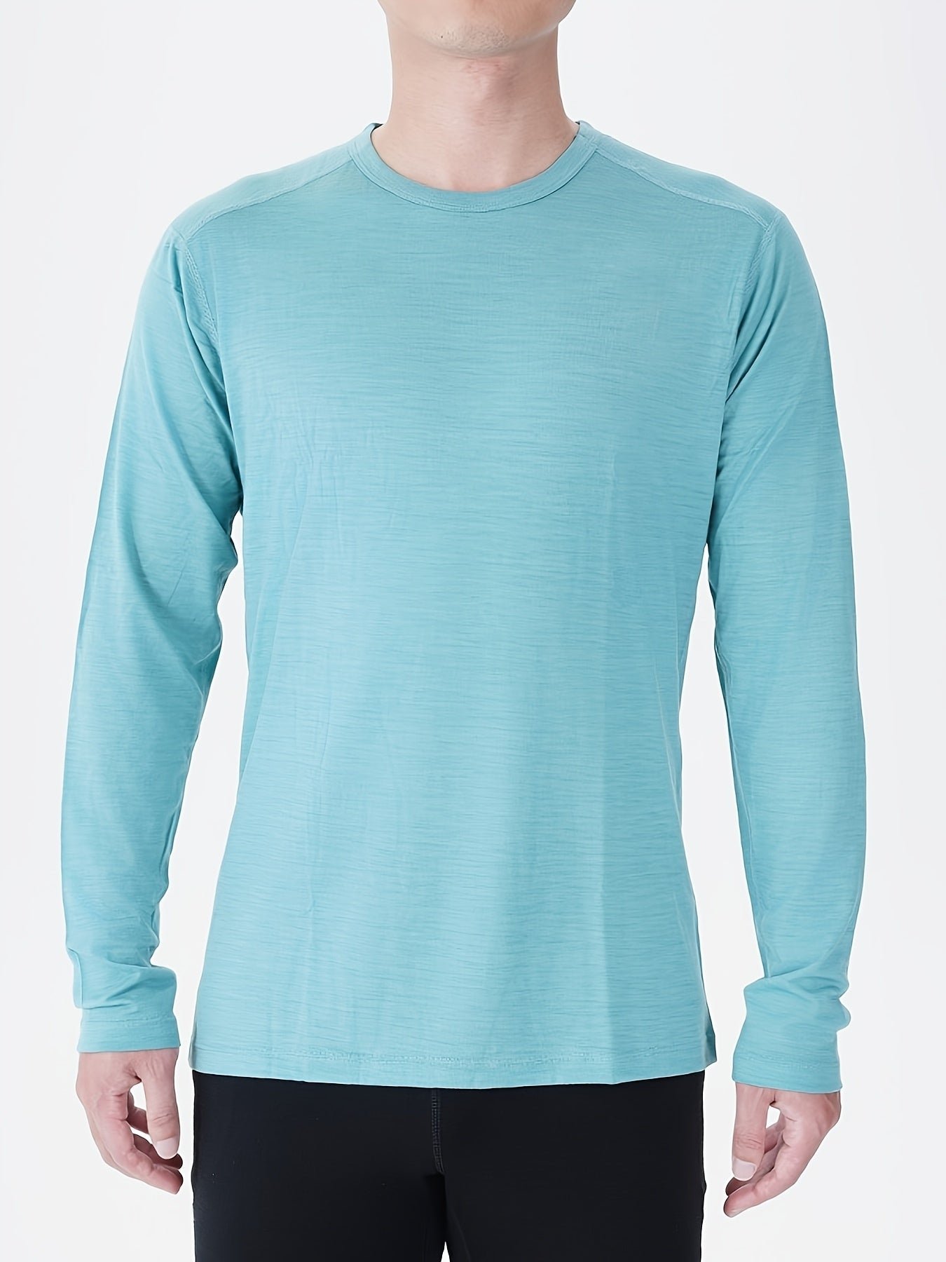 Men's 100% Merino Wool Long-Sleeve Thermal Under Shirt – The Ultimate Base Layer for Outdoor Adventures - Cottonese.com