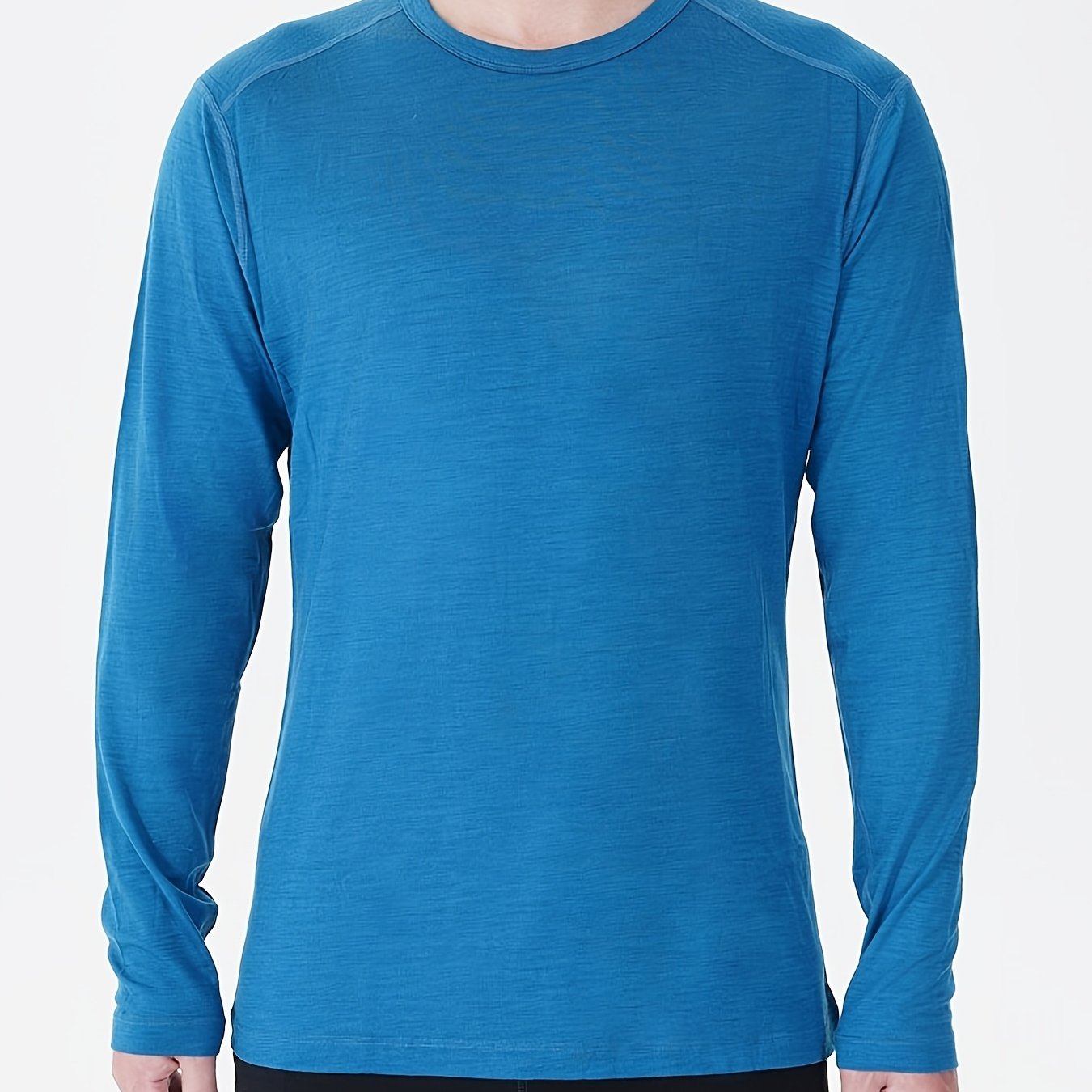 Men's 100% Merino Wool Long-Sleeve Thermal Under Shirt – The Ultimate Base Layer for Outdoor Adventures - Cottonese.com