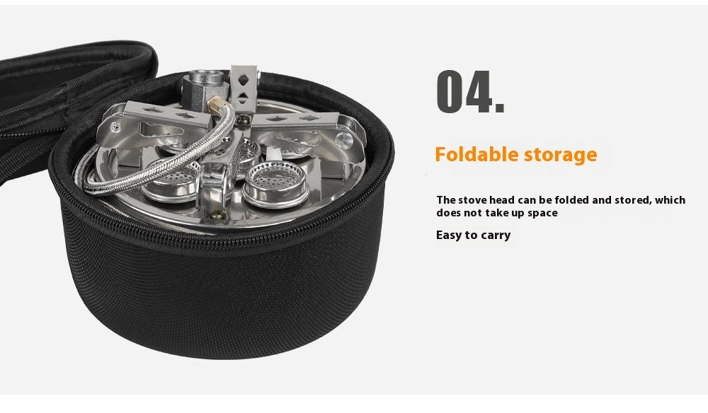 Portable Foldable Camping Split Stove – Adventure-Ready Cooking - Cottonese.com