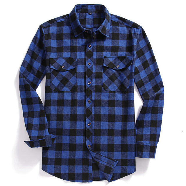 Classic Men's Plaid Flannel Shirt